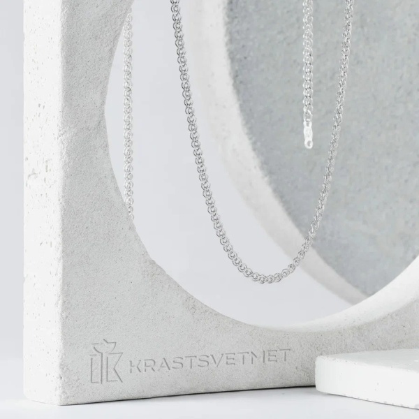 Цепь из серебра 925, плетение «Нонна»